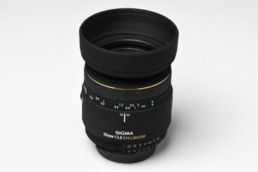 Sigma 50mm 2,8 DG AF Macro 1:1 Nikon F-Mount  -Gebrauchtartikel-